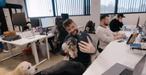 Dogs in the workplace can help reduce separation anxiety