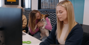 Benefits of dogs in the workplace